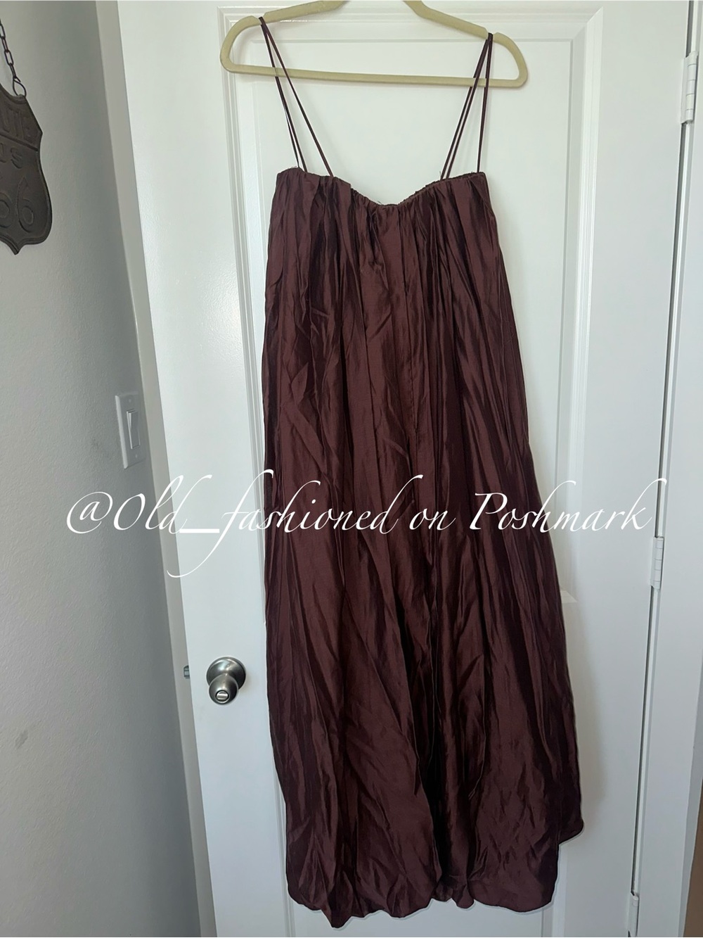 ZARA ZW Multi-Position Balloon Dress - Terracotta - Picture 16 of 16